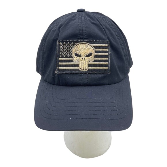 Oakley BLACK PUNISHER US FLAG Born To Ride Adjustable Hat One Size - Picture 1 of 5